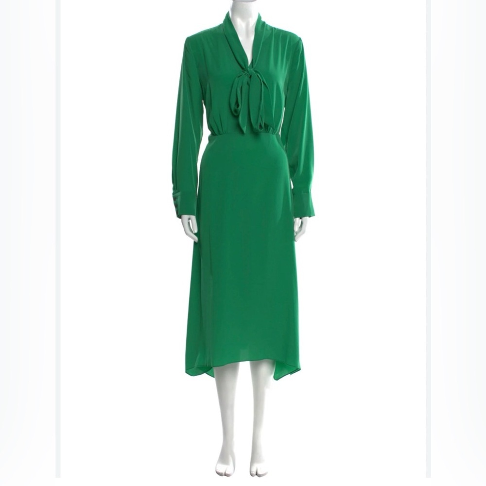 Cefinn Aurora Long Sleeve V-Neck Midi Dress Nwt Office — image 5 of 8